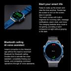 Pametni Sat Smart Watch DT Ultramate crni (metalna i silikonska narukvica) slika 2