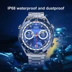 Pametni Sat Smart Watch DT Ultramate plavi (srebrna metalna i plava silikonska narukvica) slika 5