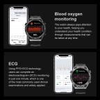Pametni Sat Smart Watch DT Ultramate srebrni (crna silikonska i srebrna metalna narukvica) slika 4