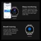 Pametni Sat Smart Watch DT Ultramate srebrni (crna silikonska i srebrna metalna narukvica) slika 3