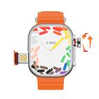 Pametni Sat Smart watch 4G Network WATCH ULTRA sivi (narandzasta narukvica) slika 2
