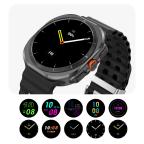Pametni Sat Smart watch DT WATCH ULTRA crni (narandzasta silikonska narukvica) slika 8