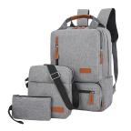 Ranac za laptop BP-07 set 3u1 (ranac i dve torbice) sivi cena 4500 din slika