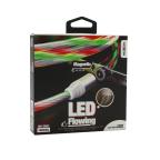 USB data kabal MOXOM Led flowing MX-CB67 lightning beli slika 3