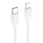 USB data kabal Comicell Superior CO-BX19 Fast 20W 3A Type C na Lightning 2m beli cena 1500 din slika