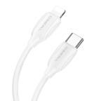 USB data kabal Comicell Superior CO-BX19 Fast 20W 3A Type C na Lightning 2m beli slika 4
