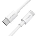 USB data kabal Comicell Superior CO-BX44 Fast 100W 5A Type C na Type C 2m beli slika 2