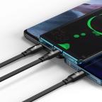 USB data kabal BASEUS Mirror 3in1 micro/Iphone lightning/Type C 66W 1.2m crni slika 3