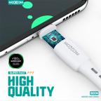 USB data kabal Moxom MX-CB134 PD 60W Type-C na Type-C 1m beli slika 3