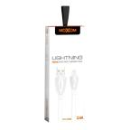USB data kabal Moxom MX-CB32 2.4A lightning 1m beli slika 4