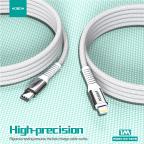 USB data kabal Moxom MX-CB236 PD 36W Type-C na lightning 1m beli slika 2