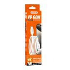 USB data kabal Moxom MX-CB231 PD 60W Type-C na Type-C 1m beli slika 3