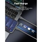 USB data kabal LDNIO LC671 30W Type-C na Lightning 1m crni slika 3