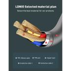 USB data kabal LDNIO LC671 30W Type-C na Lightning 1m crni slika 4