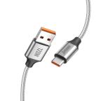 USB data kabal Superior SU-K100 pleteni Fast 120W 6A Type C 1m srebrni slika 3