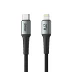 USB data kabal Superior SU-K101 pleteni 27W 3A Type C na Lightning 1m crni cena 1500 din slika