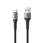 USB data kabal Superior SU-K104 Fast 27W 3A USB A na Type C 1m crni slika 2