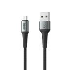 USB data kabal Superior SU-K104 Fast 12W 2.4A USB A na Micro 1m crni cena 1000 din slika