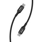 USB data kabal Superior SU-K105 Cink 60W 3A Type C na Type C 1m crni slika 3