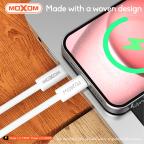 USB data kabal Moxom LX-CB907 Type-C na Type-C beli slika 3