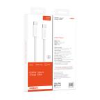 USB data kabal Moxom LX-CB907 Type-C na Type-C beli slika 4