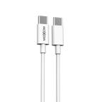 USB data kabal Moxom MX-CB128 Type C na Type C PD 60W 20cm beli cena 1500 din slika