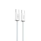 USB data kabal MOXOM MX-CB238 60W Type-C na Type-C beli cena 2000 din slika