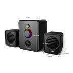 Zvucnik Bluetooth Kisonli U-3000BT crni slika 3
