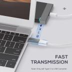 Adapter LDNIO LC140 USB na Type C sivi slika 6