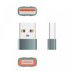 Adapter LDNIO LC150 Type C na USB sivi slika 2