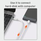 Adapter LDNIO LC150 Type C na USB sivi slika 9