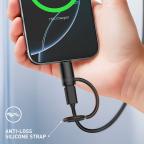 Adapter LDNIO LC260 Type C na Lightning crni slika 3