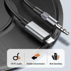 Adapter LDNIO LSY81i iPhone Lightning na 3.5mm muski beli 1m slika 2