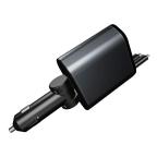 Auto punjac C1 4u1 PD 3A, USB 2.4A 120W (total) sa Type C/lightning kablom tamno sivi slika 2