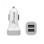 Auto punjac KONFULON C17 dual USB 5V 2.1A sivi slika 2