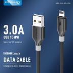 Auto punjac KONFULON C95Q + DC85 QC3.0 20W, PD 20W sa iPhone lightning kablom crni 1m slika 2
