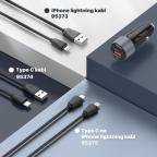 Auto punjac LDNIO C510Q PD/QC3.0 38W sa Type C na iPhone lightning kablom slika 6