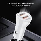 Auto punjac LDNIO C511Q 2xUSB QC3.0 5V/3A iPhone lightning slika 6