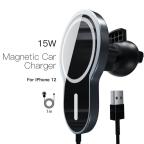 Auto punjac iPhone magnetic 15W crni slika 2