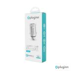 Auto punjac Pluginn PI-20 QC 3.0, 3A, 18W, sa Type C kablom srebrni slika 3