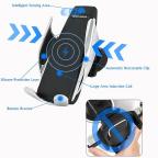 Auto stalak Wireless S5 sa holderom crni slika 4