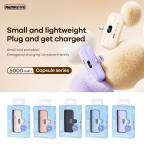 Power bank prenosiva baterija REMAX Capsule series RPP-632 2A Type C 5000mAh roze slika 3