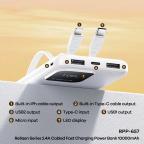 Power bank prenosiva baterija REMAX Rellaen series RPP-657 2.4A 10000mAh bela slika 3