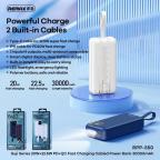 Power bank prenosiva baterija REMAX Suji Series RPP-550 20W+22.5W PD+QC 30000mAh beli slika 2