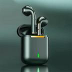 Bluetooth slusalice Airpods Earbuds J18 metalik zelene slika 2