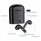 Bluetooth slusalice Airpods i7s TWS crne HQ slika 2