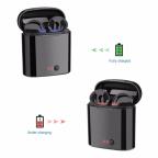 Bluetooth slusalice Airpods i7s TWS crne HQ slika 3
