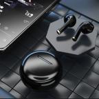 Bluetooth slusalice Airpods T-phox Pro crne HQ slika 3