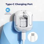 Bluetooth slusalice Airpods T-phox Ultrapods Max plave HQ slika 4