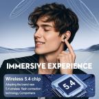 Bluetooth slusalice Airpods T-phox Y600 belo sive HQ slika 5